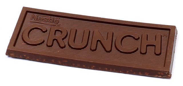 Crunch Bar out of wrapper