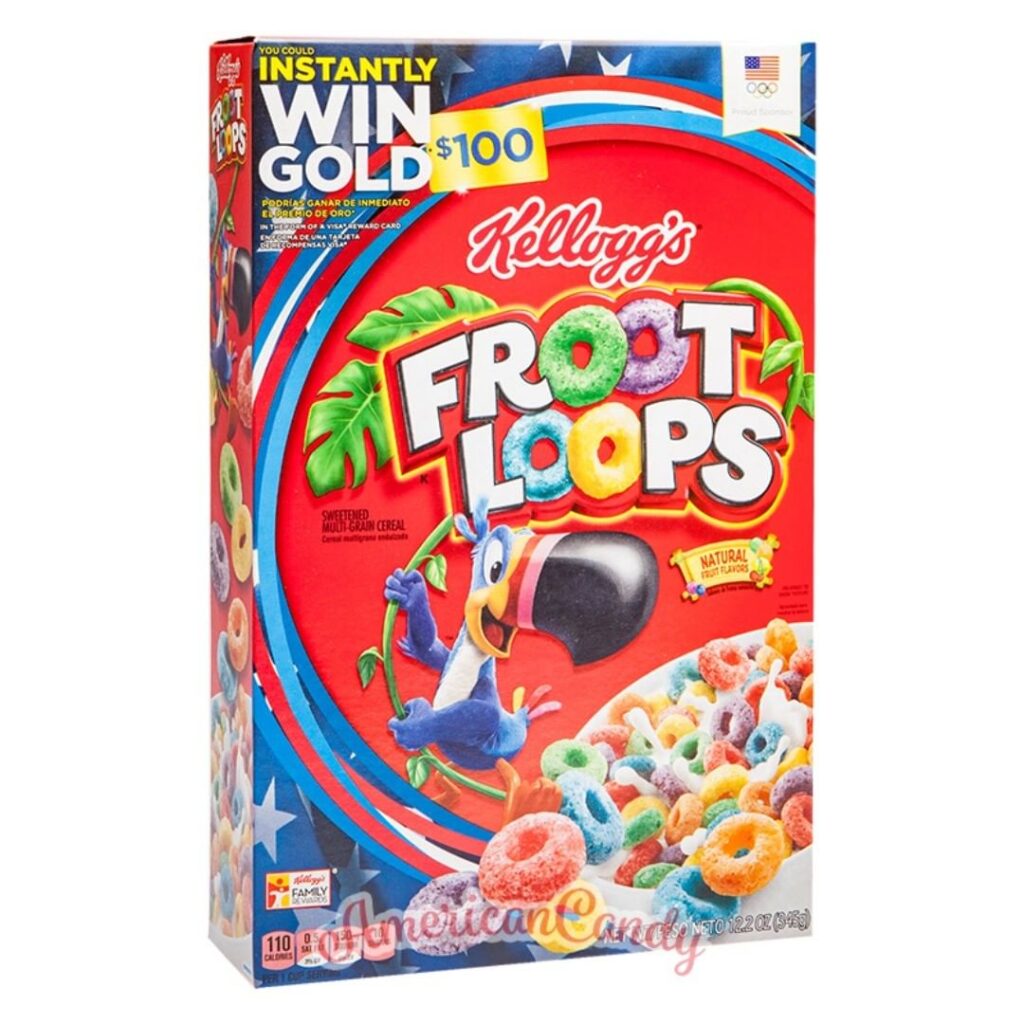Froot Loops Cereal Box