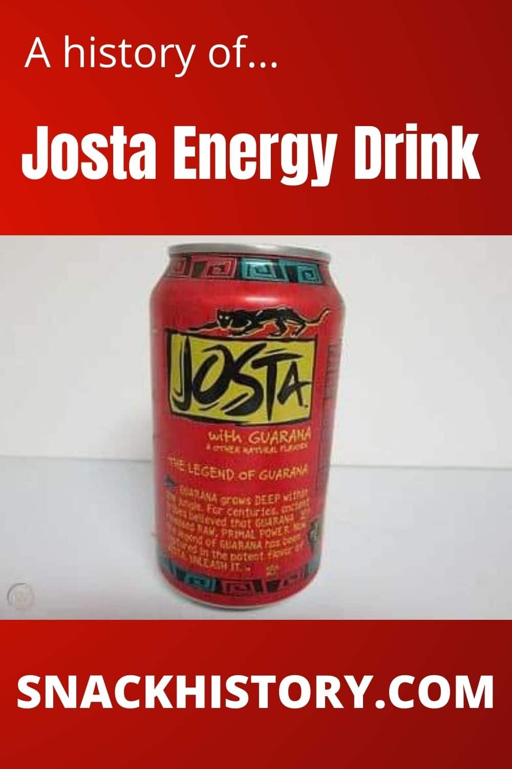 Josta Energy Drink (History, Pictures & Commercials) Snack History