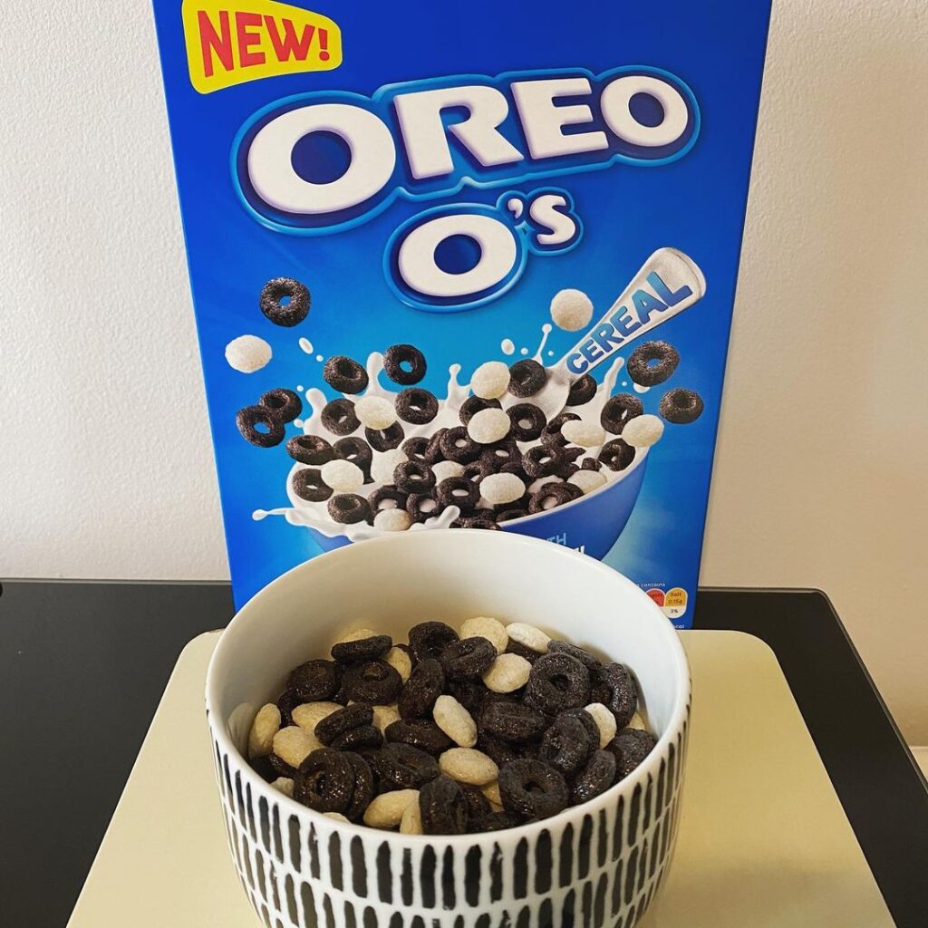 Oreo's Cereal in Bowl