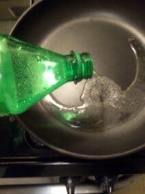 PouringSprite Into Pan 2