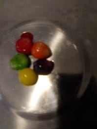 Skittles after being burned 3