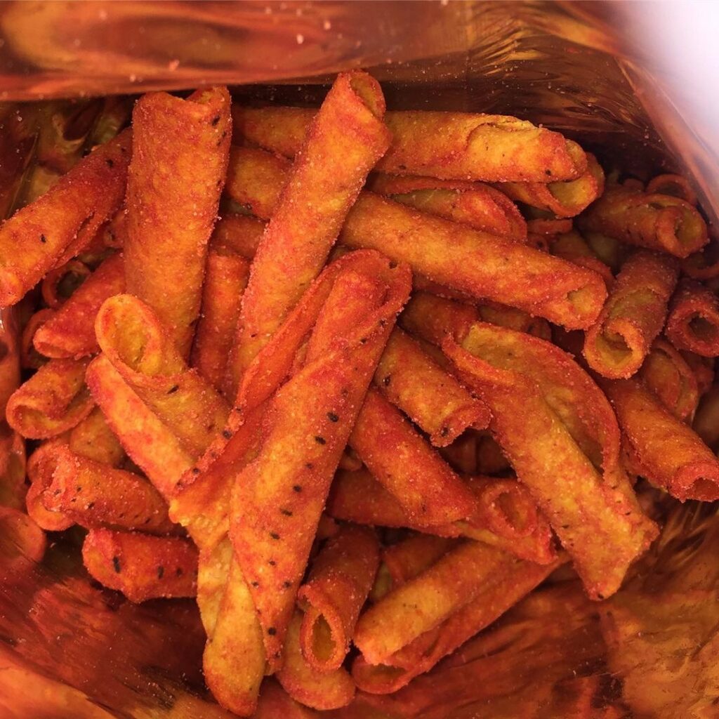 Takis Fuego out of packet