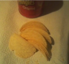 pringles out of can