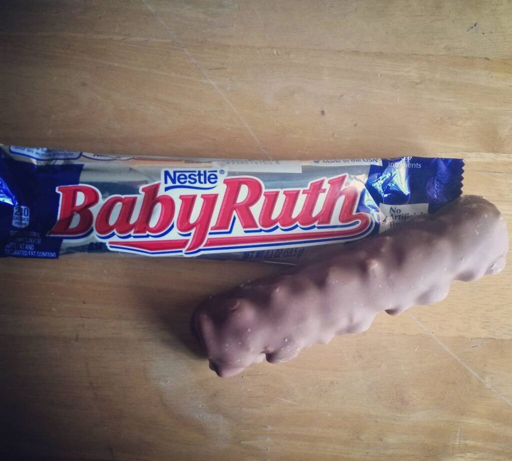 Baby Ruth Bar out of packet