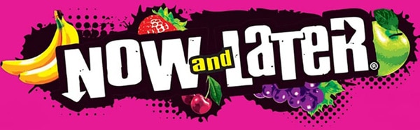Now and Later Candy Logo