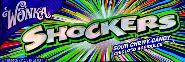 Shockers Chewy Sour Candy Roll