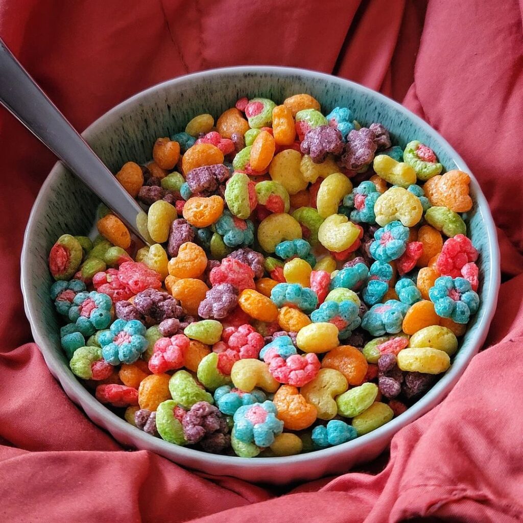 Trix Cereal in Bowl