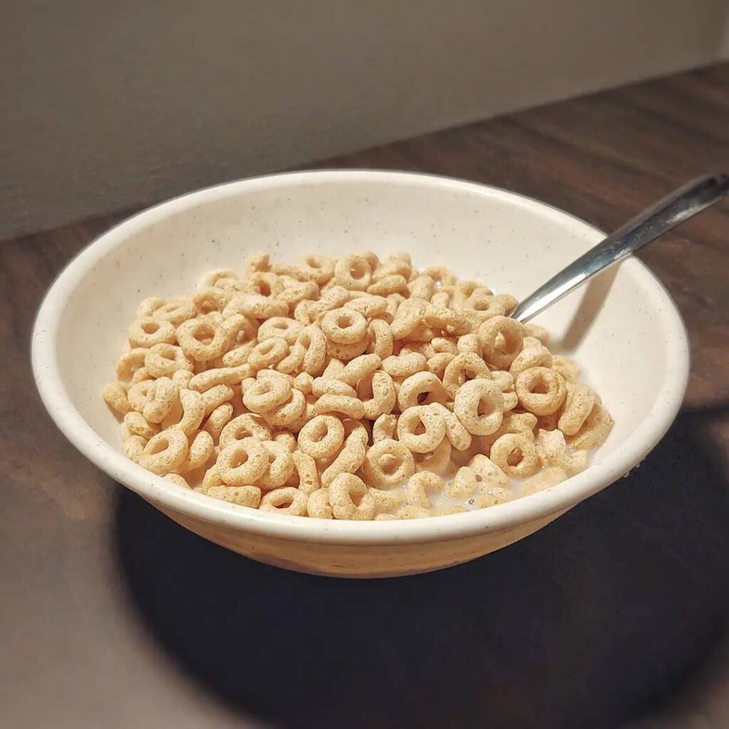 Cheerios in Bowl