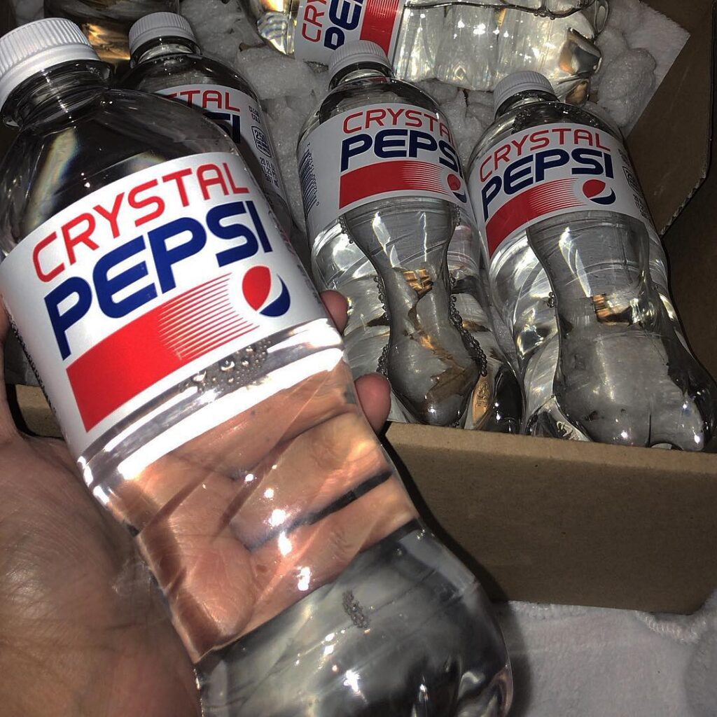 Crystal Pepsi Bottles