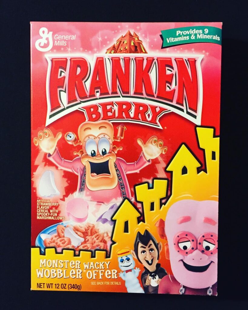Frankenberry Cereal Box Front