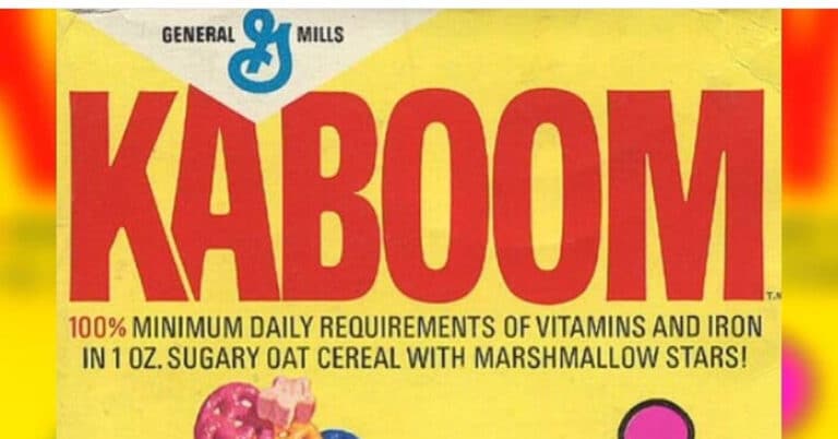 Kaboom Cereal (History, FAQ, Pictures & Commercials)