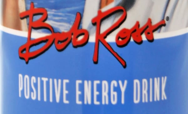 Bob Ross Energy Drink Logo