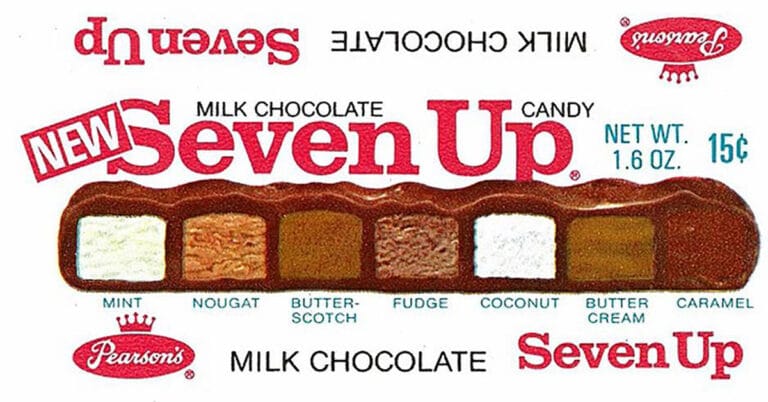 Seven Up Candy Bar (History, Marketing, Pictures)