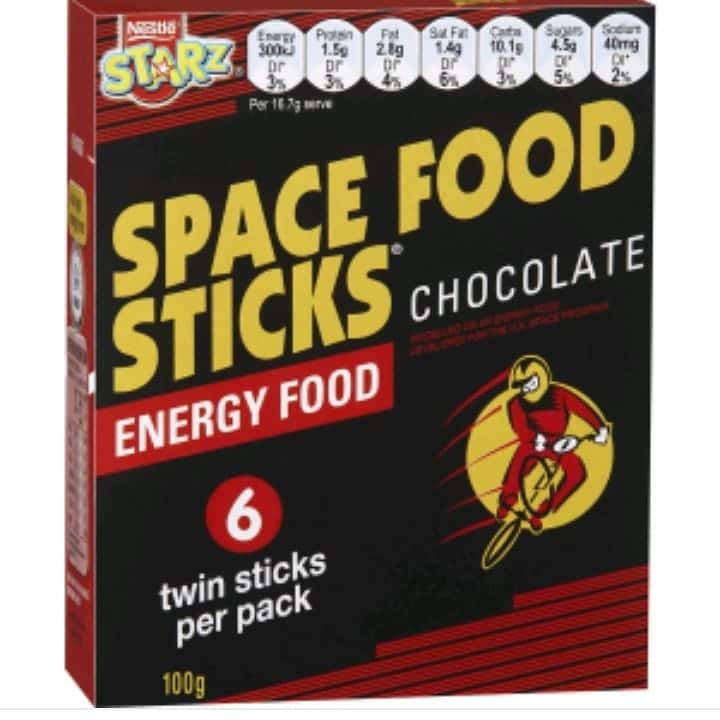 Space Food Sticks Chocolate