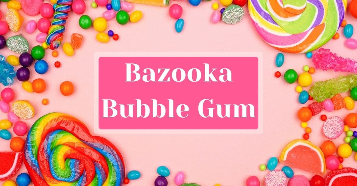Bazooka bubble gum - Wählen Sie dem Sieger der Tester