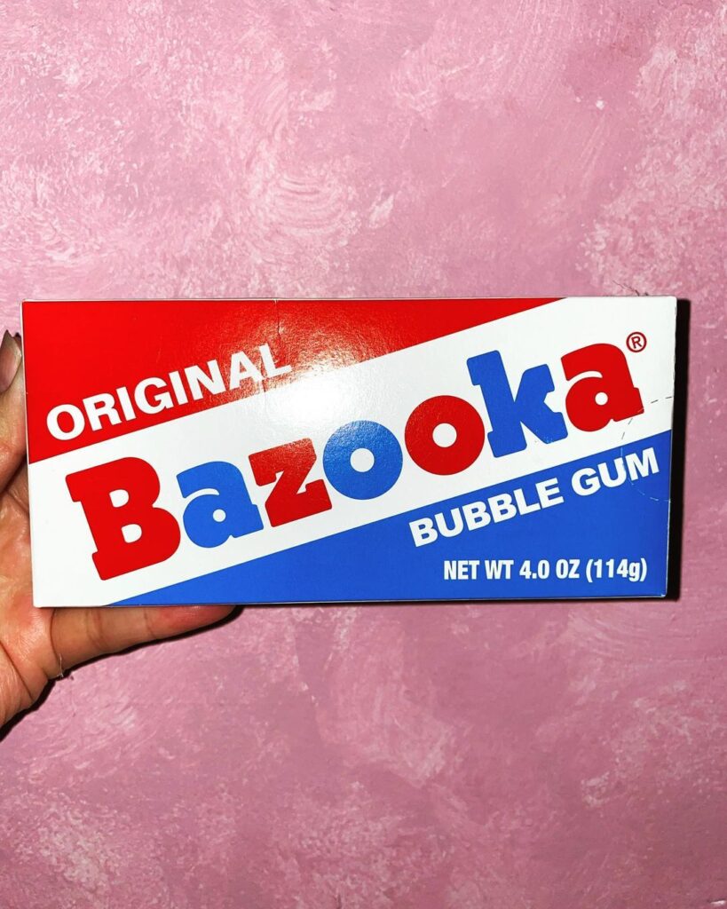 Bazooka Bubble Gum Packet