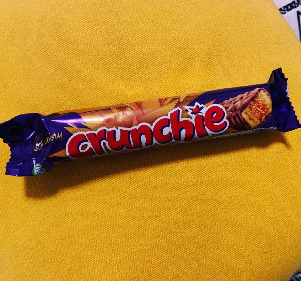 Crunchie front of packet