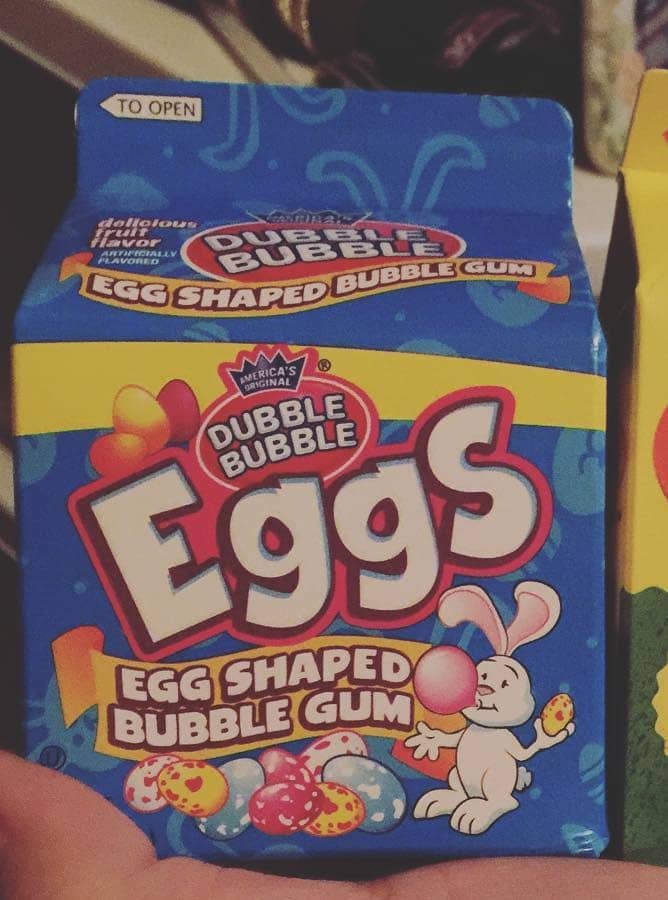 Dubble Bubble Gum-Egg Shaped Bubble Gum