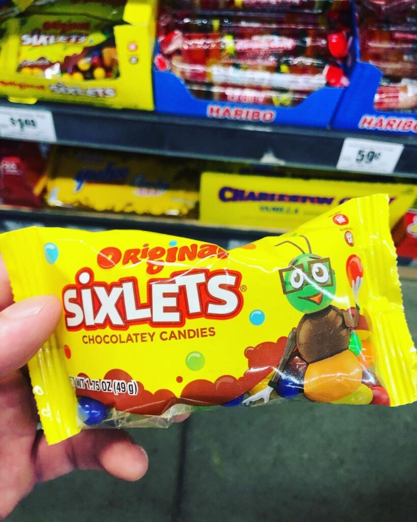 Sixlets front of packet