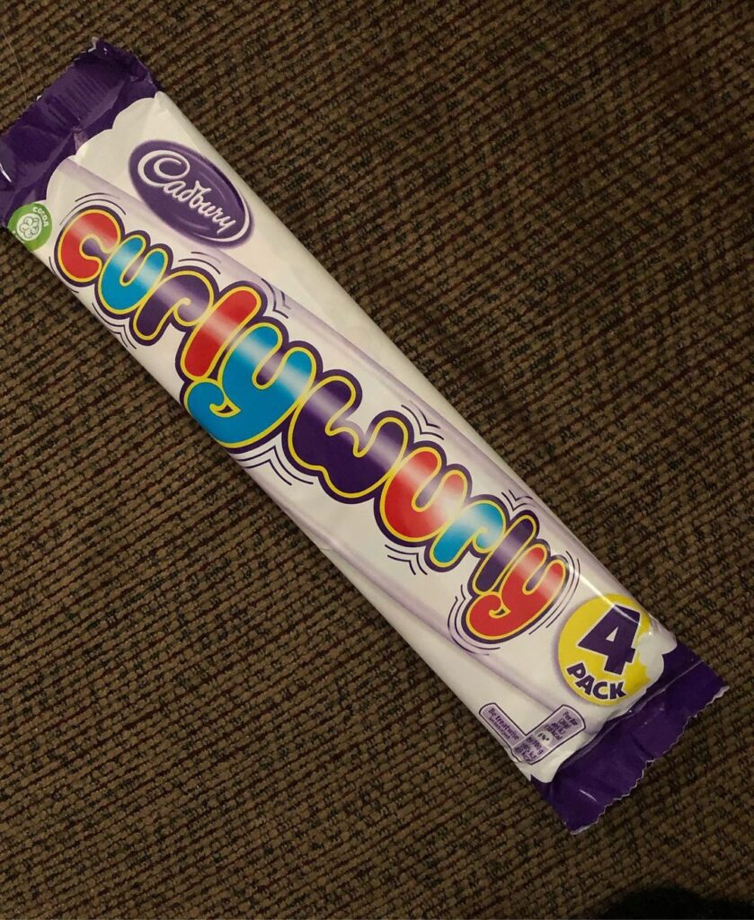 curly wurly packet