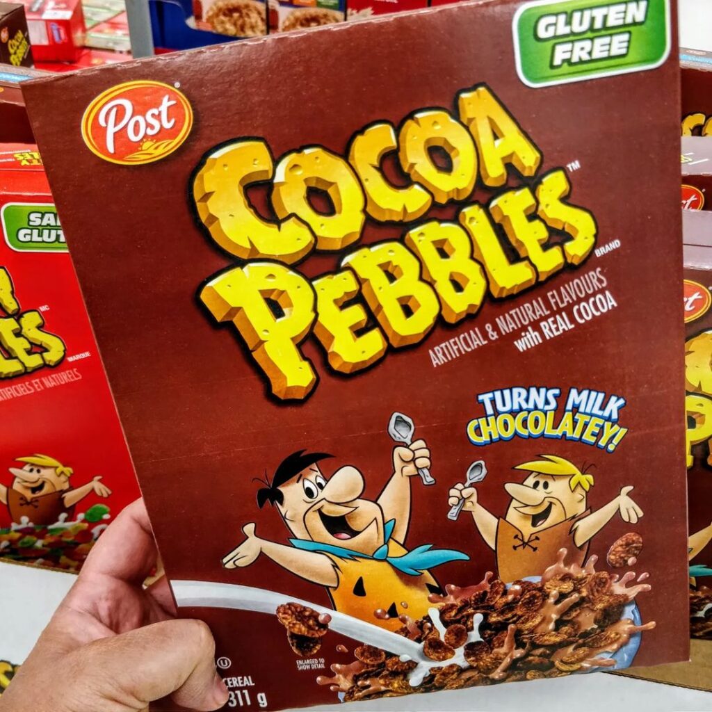 Cocoa Pebbles Box