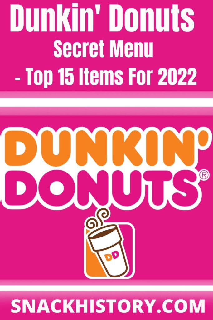 Dunkin donuts menu
