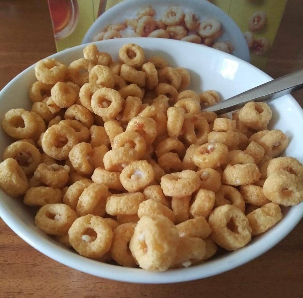 Ohs Cereal in Bowl