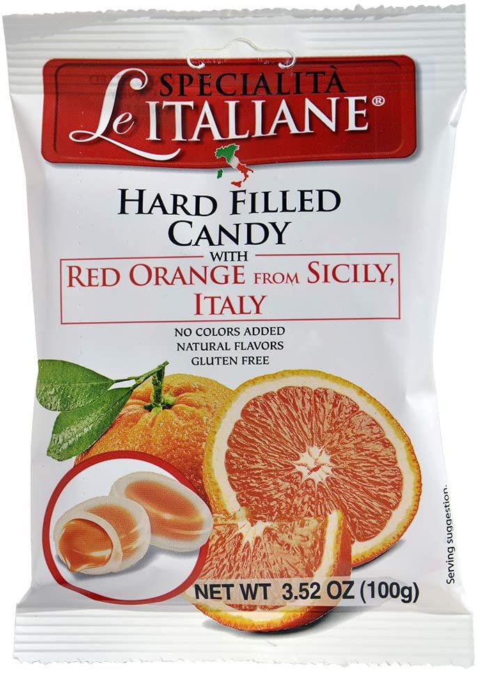 Sicilian Red Orange Filled Candy by Serra