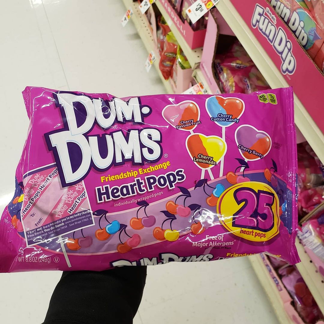 Dum Dums Heart Pops