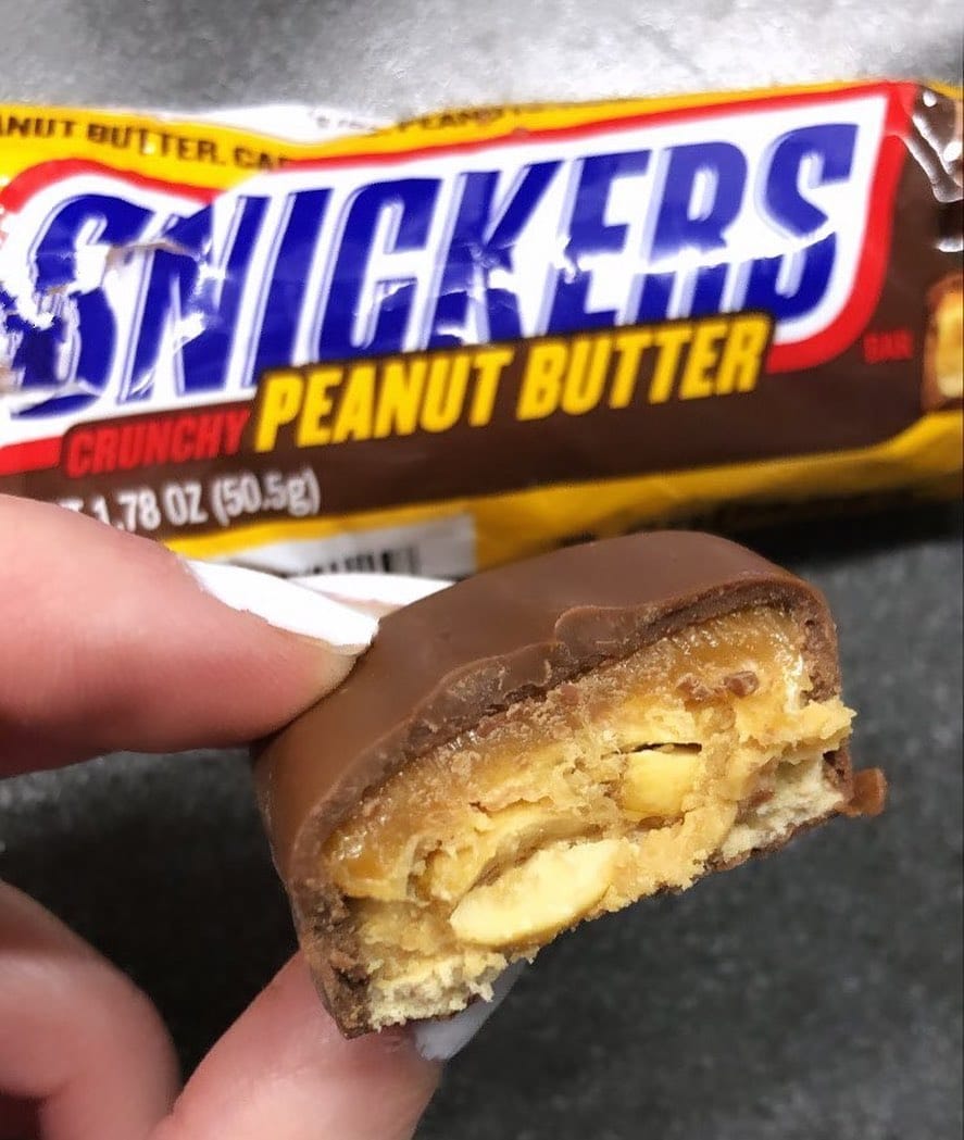 Inside Snickers Peanut Butter