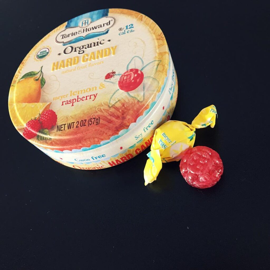Lemon and Raspberry Organic Hard Candy