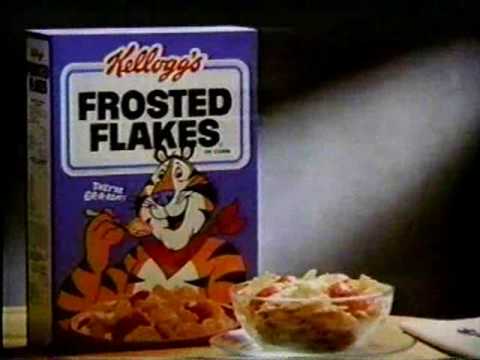 Boîte De Céréales Kellogg's Frosties En Métal - Tony The Tiger 1991 - Vintage UK