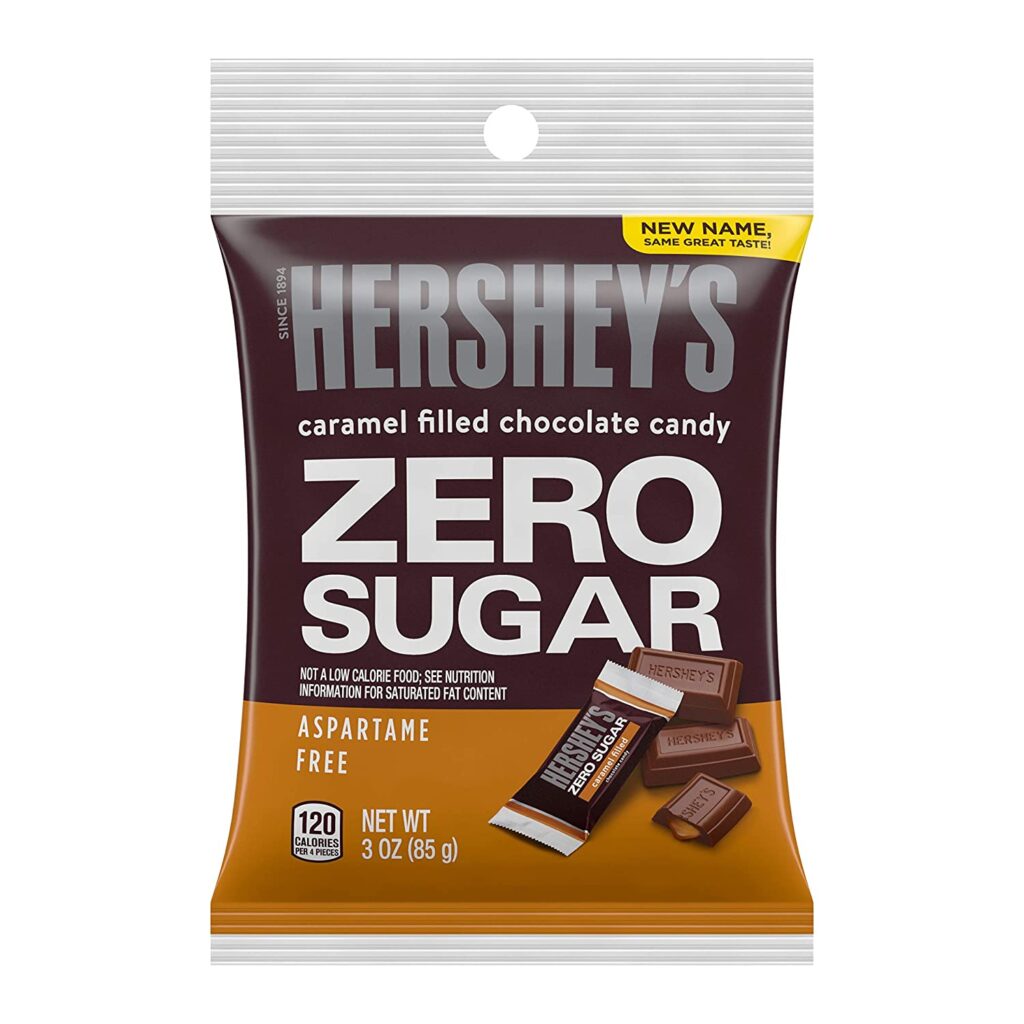 Hershey's Sugar-Free Caramel Filled Chocolate Candy