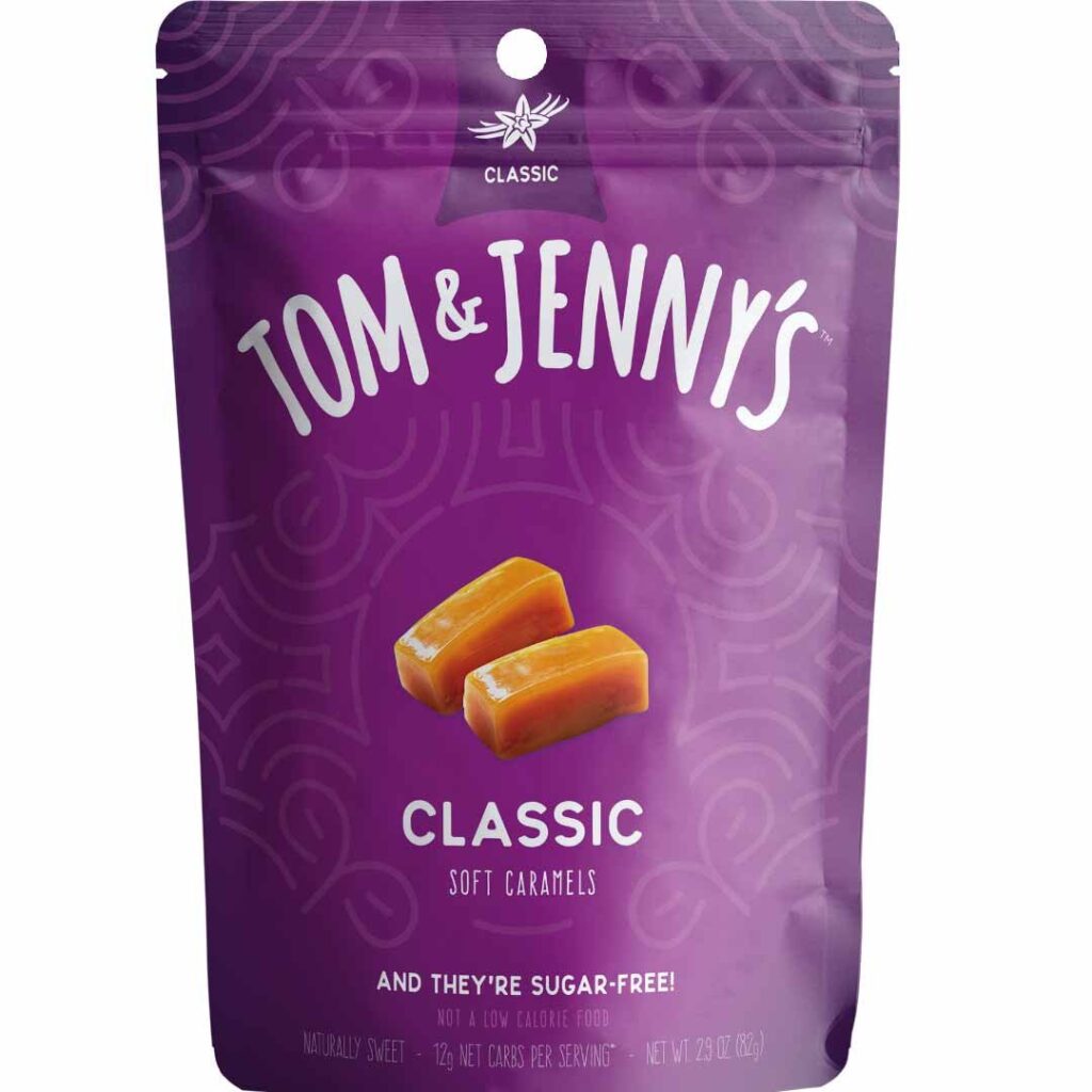Tom & Jenny's Sugar Free Soft Caramel Candy