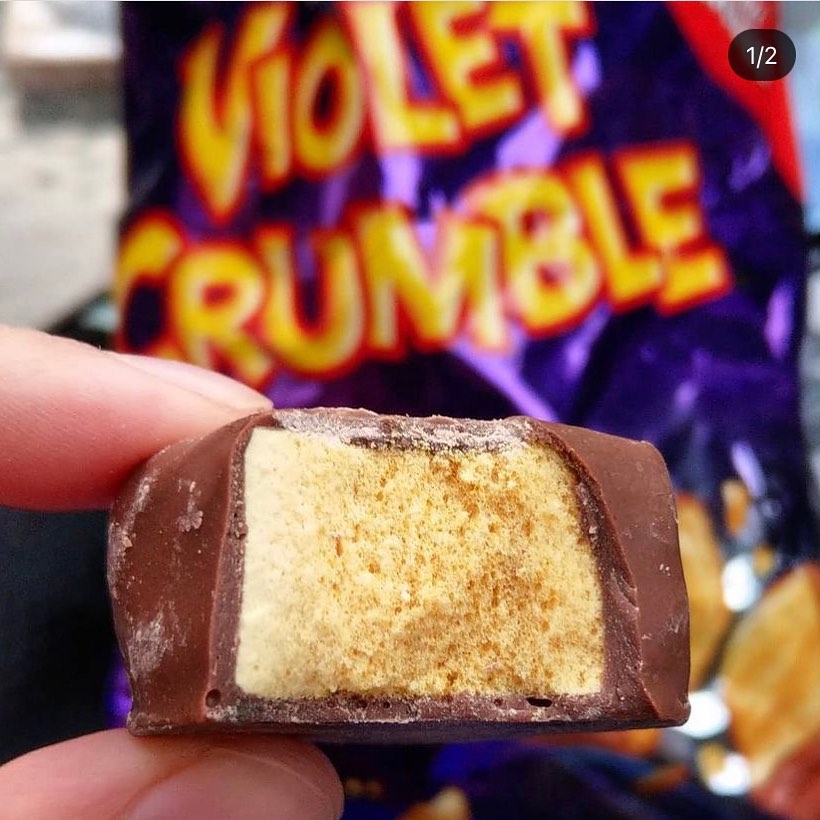 Violet Crumble Out of Packet