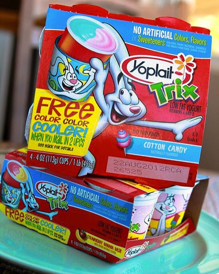 Trix Yogurt (History, Ingredients, Pictures, Commercials) Snack History