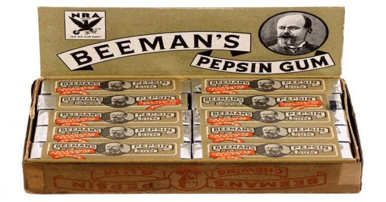 Beemans Gum (History, Pictures & Commercials)