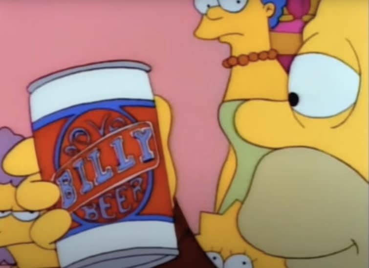 Billy Beer in The Simpsons