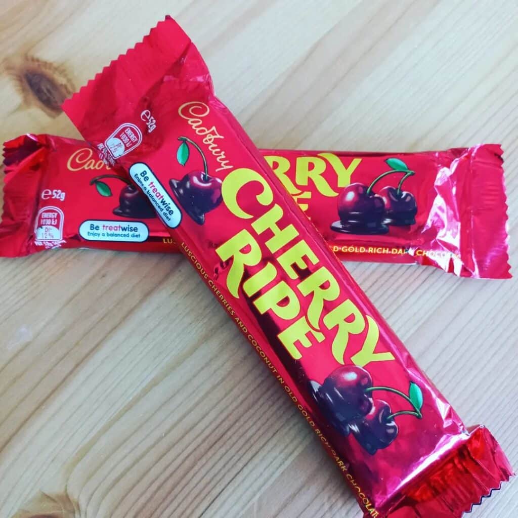 Cherry Ripe (History, Commercials & Marketing) Snack History