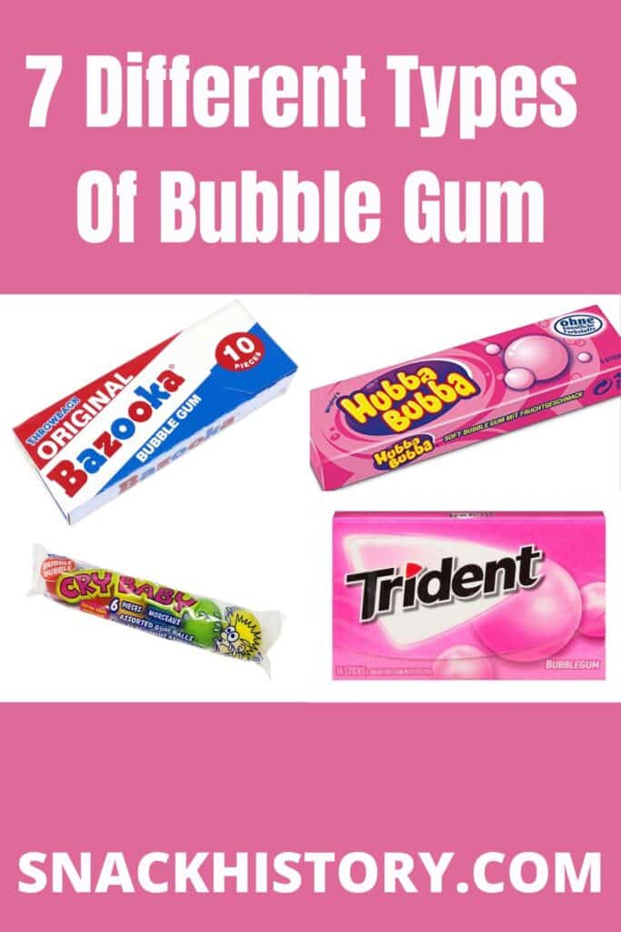7 Different Types Of Bubble Gum