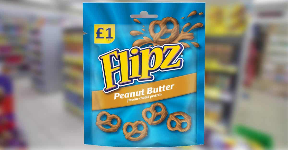 Flipz pretzels history flavors commercials snack history
