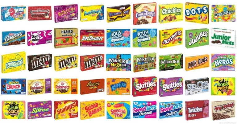 Movie Theater Candy – 9 Popular Snacks