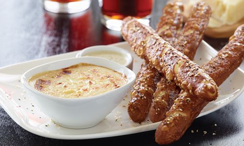 Brew Pub Pretzels with Beer Cheese Dip 