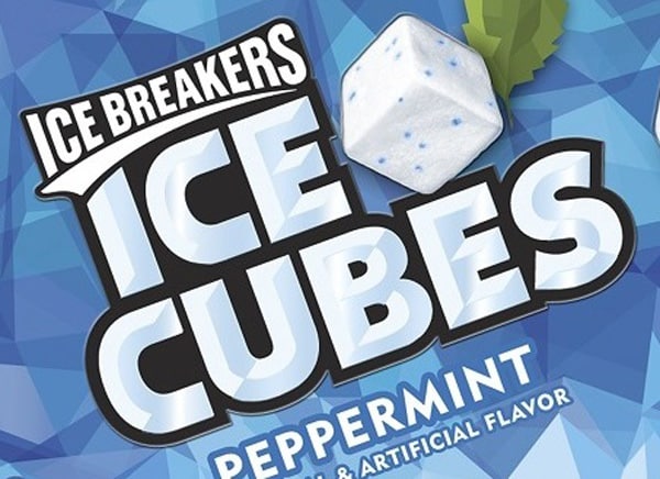 Ice Cubes Gum Logo