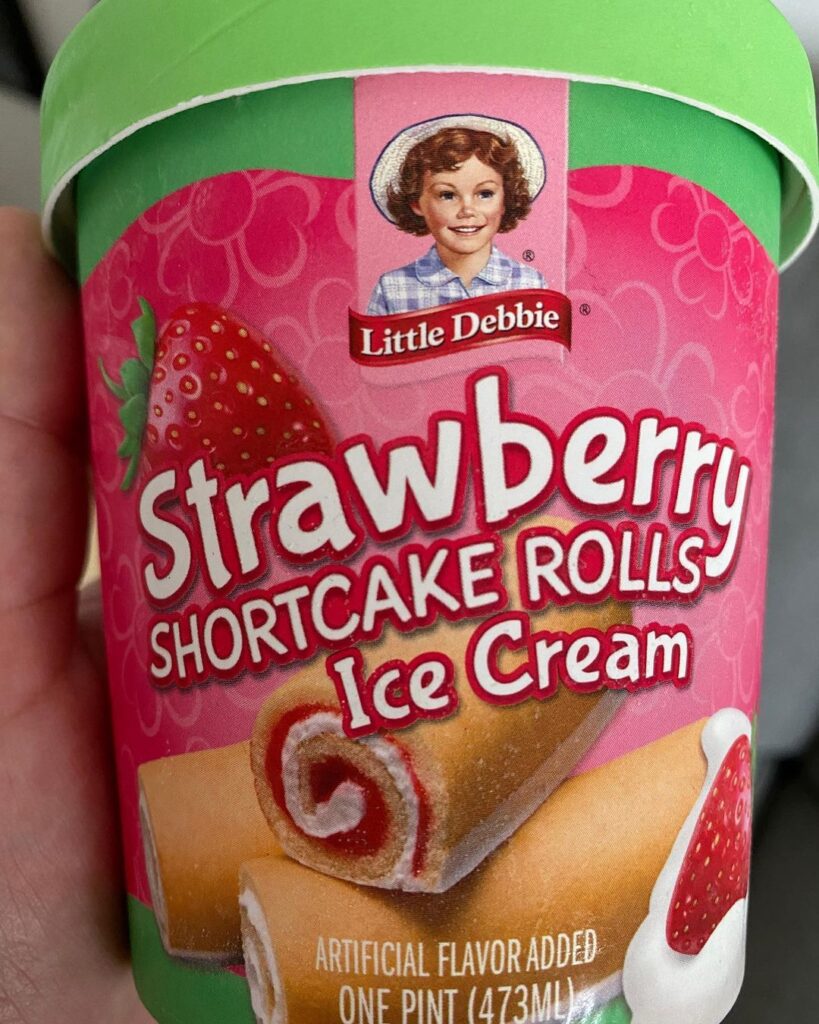 Strawberry Shortcake Rolls Ice Cream