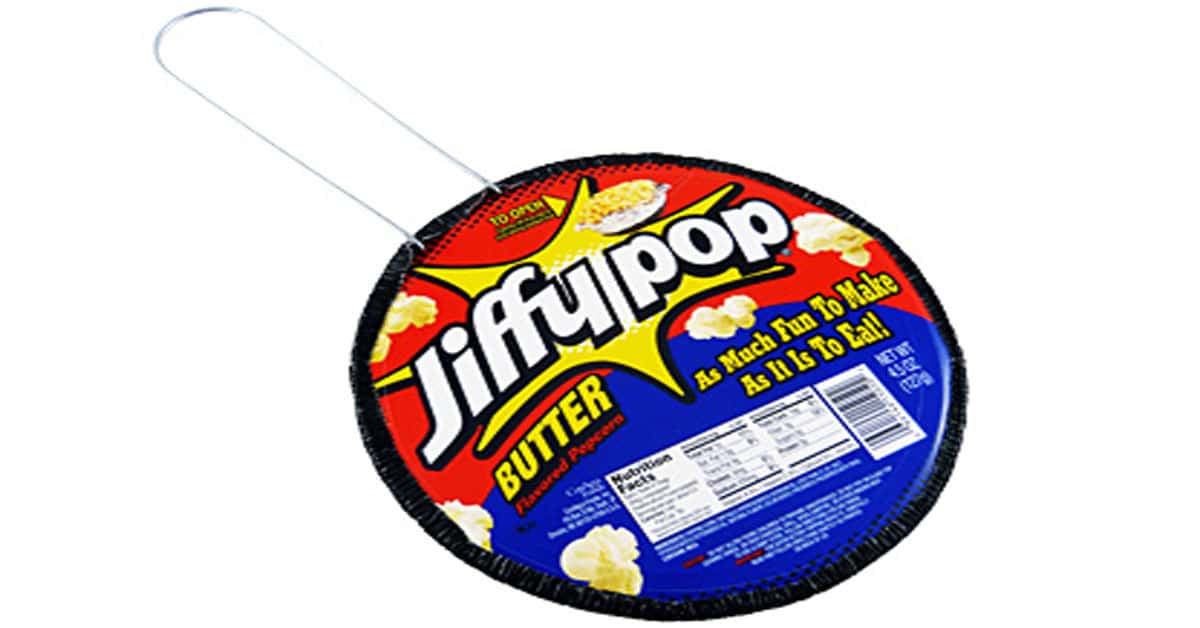 Jiffy Pop Conagra Foods Camp Fire Stove Top Butter Flavored Popcorn Review  