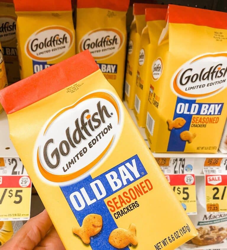 Old Bay Goldfish Ideal Combo of Snack Crackers & Beloved Seasoning