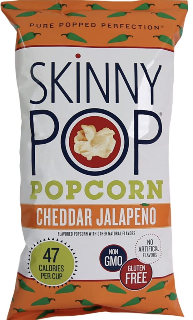 SkinnyPop Popcorn, Gluten Free, Non-GMO, Healthy Snacks, Easter Snacks, Skinny  Pop Dairy Free White Cheddar Popcorn Snack Packs, 0.65 Oz Individual Size  Snack Bags (6 Count) 6 Count (Pack of 1)