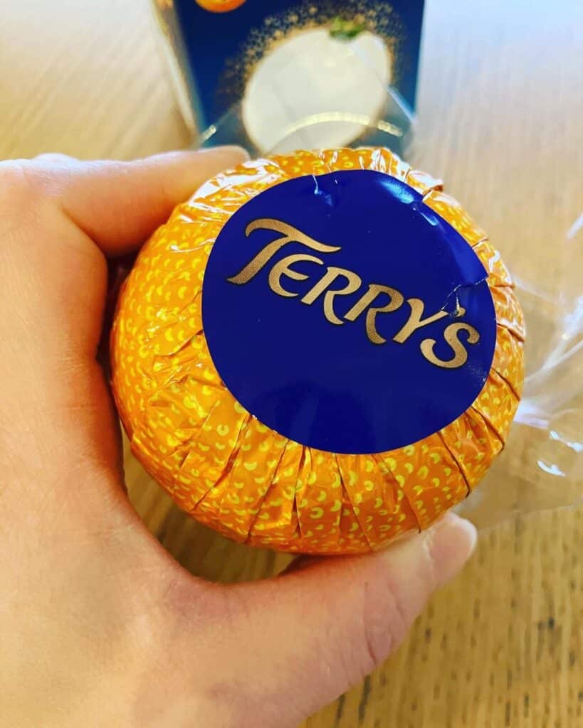 Terry's Chocolate Orange out of box